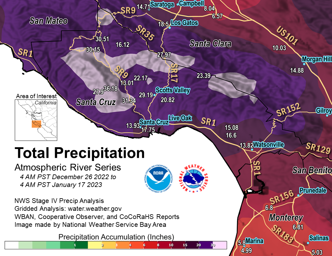 A parade of storms impact Bay Area